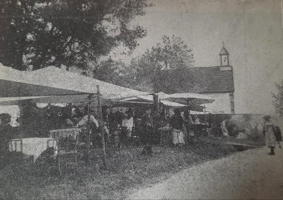 Kapelica Svetog Roka 1914. godine, sajam